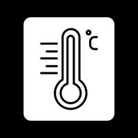 icône de vecteur de thermomètre