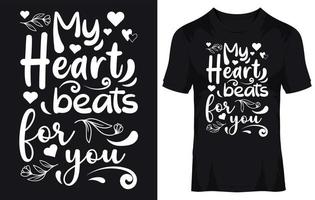 valentines typographie floral slogan t-shirt design vecteur eps