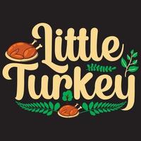 conception de t-shirt de thanksgiving avec des éléments de thanksgiving ou conception de typographie de thanksgiving dessinée à la main ou conception d'affiche vectorielle de joyeux thanksgiving vecteur