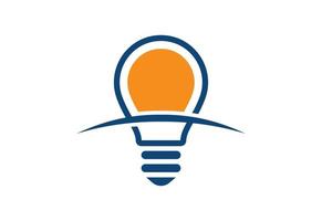 création de logo d'ampoule, concept de design vectoriel