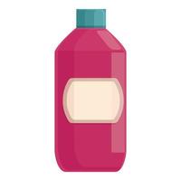 vecteur de dessin animé d'icône de détergent de bouteille. produit liquide