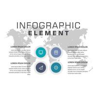 conception de vecteur d'élément infographique entreprise