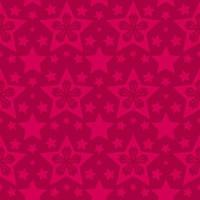modèle sans couture d'étoiles roses chaudes avec forme tribale. motif conçu idéal pour les vêtements en tissu, la céramique, le papier peint. illustration vectorielle. vecteur