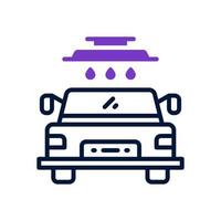 icône de lavage de voiture pour votre site Web, mobile, présentation et création de logo. vecteur