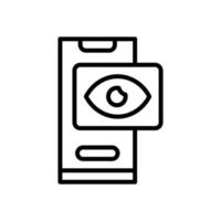 icône de vue d'espionnage pour votre site Web, mobile, présentation et conception de logo. vecteur