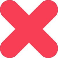 supprimer annuler fermer croix plat couleur icône vecteur icône modèle de bannière
