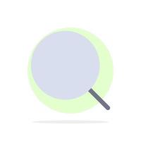 rechercher magnifier outil max abstrait cercle fond plat couleur icône vecteur