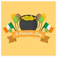 Illustration vectorielle de plat St Patrick's Day vecteur