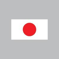 vecteur de logo icône drapeau japon