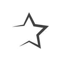 modèle de logo étoile icône illustration vectorielle vecteur
