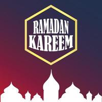 ramadan kareem affiche fond vecteur illustration conception carte de voeux médias sociaux post modèle ramadan moubarak joyeux saint ramadan mois de jeûne pour les musulmans