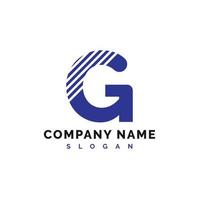 création de logo g. g lettre logo icône illustration vectorielle - vecteur