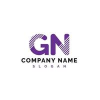 création de logo de lettre gn. gn lettre logo illustration vectorielle - vecteur