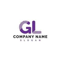 création de logo de lettre gl. gl lettre logo illustration vectorielle - vecteur
