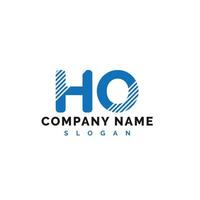 création de logo de lettre ho. ho lettre logo illustration vectorielle - vecteur