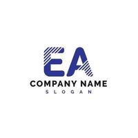 création de logo de lettre ea. ea lettre logo illustration vectorielle - vecteur