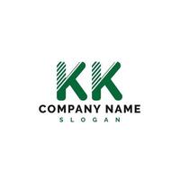 création de logo de lettre kk. kk lettre logo illustration vectorielle - vecteur