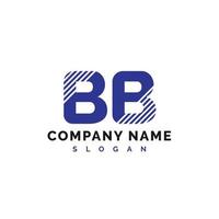 création de logo bb. bb lettre logo icône illustration vectorielle - vecteur