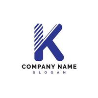 création de logo k. k lettre logo icône illustration vectorielle - vecteur