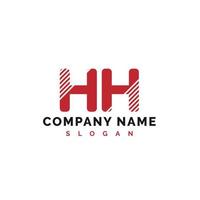 création de logo hh lettre. hh lettre logo illustration vectorielle - vecteur