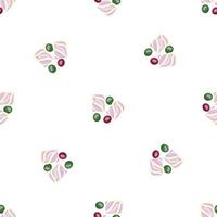 vecteur transparente motif bubblegum aux fruits