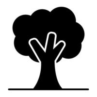 icône du design moderne de l'arbre vecteur