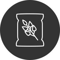 icône de vecteur de sac de semences