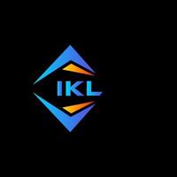 création de logo de technologie abstraite ikl sur fond blanc. concept de logo de lettre initiales créatives ikl. vecteur