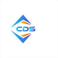 création de logo de technologie abstraite cd sur fond blanc. concept de logo de lettre initiales créatives cd. vecteur
