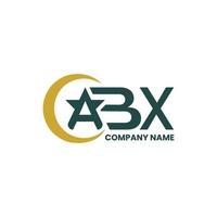 lettre de vecteur libre abx moon star logo