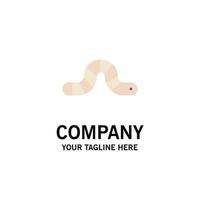 animal insecte insecte serpent modèle de logo d'entreprise couleur plate vecteur