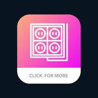outil de prise de courant de construction de bâtiments bouton d'application mobile version de ligne android et ios vecteur