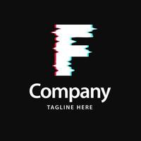 f logo pépin. conception d'identité de marque d'entreprise vecteur