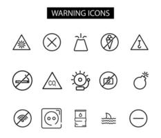 panneau d'avertissement icône design illustration art vecteur