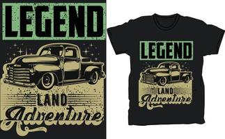 conception de t-shirt de vieille voiture, conception de t-shirt de voiture classique, voiture de vecteur, aventure, t-shirt de légende, t-shirt d'emblème, garage, graphiques, t-shirt, chemise, voiture de vecteur. vecteur