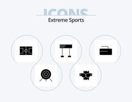 pack d'icônes de glyphe de sport 5 conception d'icônes. . calcul. sport. sport. sport vecteur