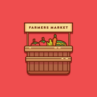 Vecteur de Farmers Market Logo