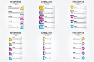 cet ensemble d'infographies vectorielles est parfait pour la publicité dans une brochure. prospectus. ou magazine. vecteur