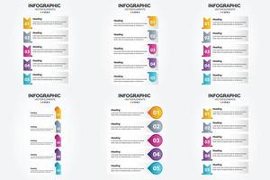 ces infographies d'illustration vectorielle sont idéales pour la publicité dans une brochure. prospectus. ou magazine. vecteur