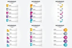 cet ensemble d'infographies vectorielles est parfait pour la publicité dans une brochure. prospectus. ou magazine. vecteur