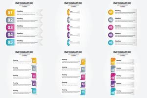 cet ensemble d'infographies d'illustrations vectorielles est parfait pour la publicité de votre entreprise dans des brochures. dépliants. et revues. vecteur