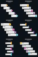ajoutez un attrait visuel à vos présentations professionnelles avec des infographies vectorielles vecteur