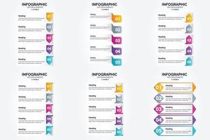 infographie vectorielle de conception plate définie pour la publicité dans les brochures. dépliants. et revues. vecteur