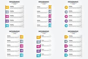 cet ensemble d'infographies d'illustrations vectorielles est parfait pour la publicité de votre entreprise dans des brochures. dépliants. et revues. vecteur