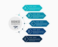 conception d & # 39; illustration vectorielle entreprise infographie collection vecteur