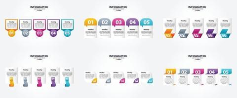 utilisez ces illustrations vectorielles pour créer de superbes infographies pour la publicité. dépliants. dépliants. et revues. vecteur