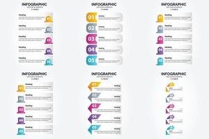 utilisez cet ensemble d'infographies d'illustration vectorielle pour la publicité de votre brochure. prospectus. ou magazine. vecteur