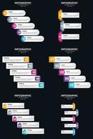 faites ressortir votre présentation avec des infographies vectorielles vecteur