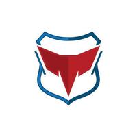 logo triangle abstrait, logo de jeu multimédia créatif vecteur