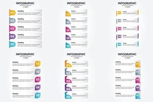 les illustrations vectorielles de cet ensemble sont idéales pour créer des infographies pour la publicité. dépliants. dépliants. et revues. vecteur